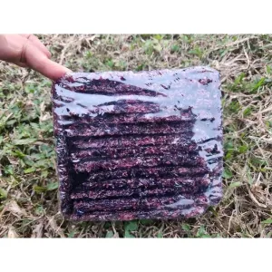 Cơm cháy gạo lứt chưa chiên-túi 1kg, bịch 17 miếng kích thước 9x13