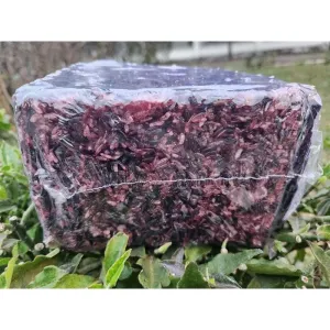 Cơm cháy gạo lứt chưa chiên-túi 1kg, bịch 17 miếng kích thước 9x13